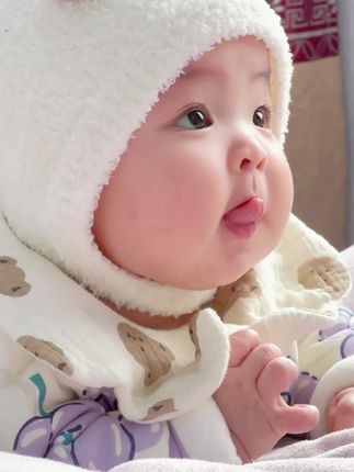 我终于找到了一款小月龄宝宝戴的宝宝帽子,真的超萌超可爱的,带出门都夸可爱的一款小帽子,奶呼呼的宝宝帽子#秋冬囟门帽#婴儿帽子#秋冬宝宝帽子#育儿好物推荐 #热门