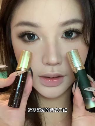 黄皮淡妆素颜百搭口红#平价唇釉 #口红试色 #黄皮口红