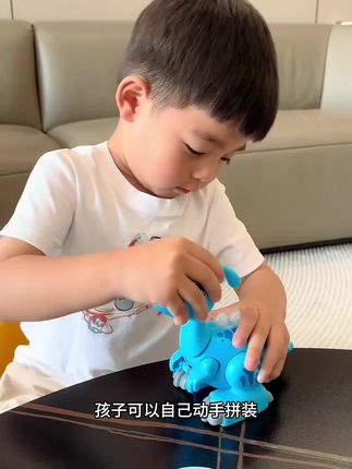 【原版正品】磁力拼装恐龙儿童玩具男女孩3-6岁大恐龙霸王龙拼装