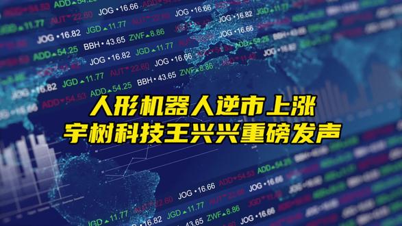 人形机器人逆市上涨,宇树科技王兴兴重磅发声!
#机器人 #宇树科技 #股票 #春晚 #新闻 @抖音小助手