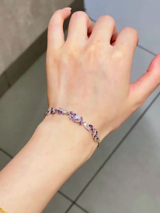 如果送我花,我希望是紫藤花~#手链 #时尚饰品 #仙女必备 #爱了爱了 #超好看