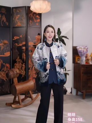 华丽邂逅!贵妇感重工订珠新雪丽棉服外套!GZ6682#时尚穿搭分享 #潮品穿搭 #原创设计师品牌女装 #贵妇穿搭 #外套 @DOU+上热门 @DOU+小助手