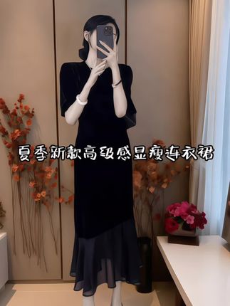 #长版大摆裙 #连衣裙 #显高显瘦 #遮肉显瘦 #遮肚子藏肉显瘦连衣裙