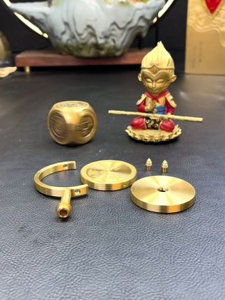定一个可以实现的小目标,赚他一个亿#黄铜摆件 #赚他一个亿 #摆件 #工艺品摆件 #发财