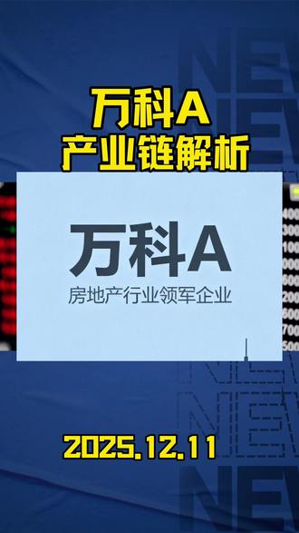 #万科A#知识分享 #股民#股市