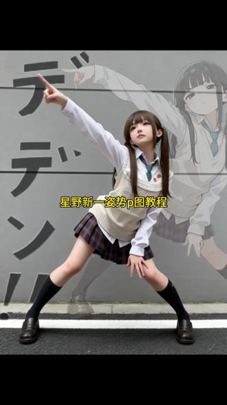 星野新一姿势p图教程来咯#醒图 #醒图创作者 #p图教程