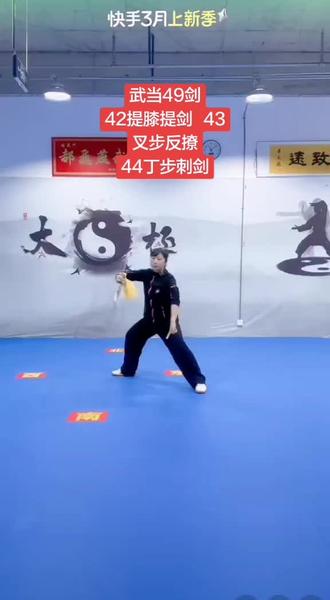 #感受中华武术的魅力 #创作者中心 #创作灵感 #49式太极剑 直播教学视频,录屏分享#喜欢的友友一起围观