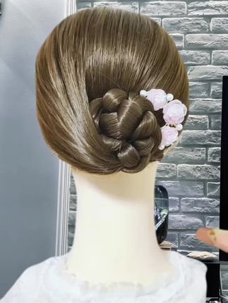 #气质盘发教程 #发型教程 #日常发型 #简单好看发型 #盘发造型