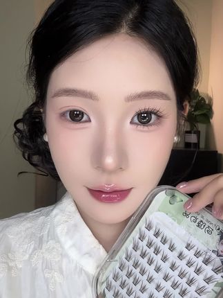 原创狐系青丘狐出棕色款了!上眼就是自然嫁接感 #狐系睫毛 #睫毛