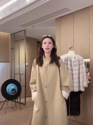 YUYU WANG【珈意】风衣#风衣外套中长款 #高级感穿搭 #日常搭配气质穿搭 #风衣穿搭 #个性时尚穿搭