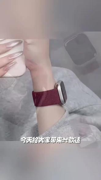 适用红米watch6/5/4表带尼龙编织磁吸小米手环9/8pro表带透气弹力