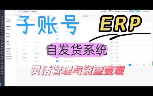子账号操作流程来啦#亚马逊自发货 #亚马逊跨境 #亚马逊erp贴牌 #亚马逊运营