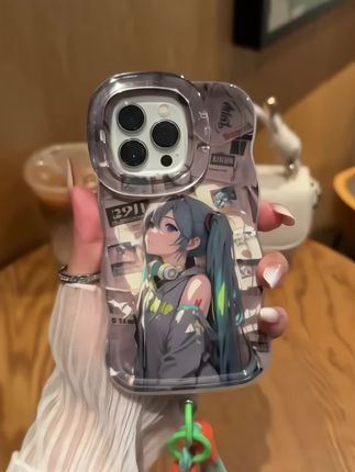 初音少女手机壳适用于苹果/oppo华为vivo双支架卡通网红流行爆款,#手机壳#好物分享🔥 #仙女必备 #可爱到爆炸💥 #爱了爱了
