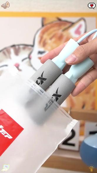 姐妹们这是泡棉跳绳,让你在家就能跳起来 #跳绳 #跳起来 #居家锻炼 #健身运动 #好物推荐