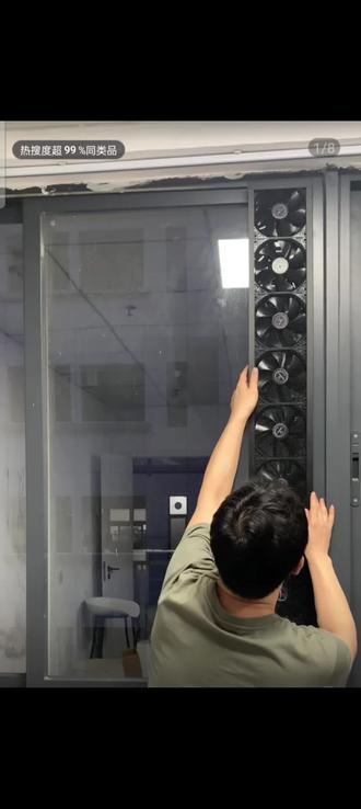 免打孔秒拆改秒安装窗户排气扇免开孔玻璃窗式强力静音换气扇#免打孔窗户换气扇#免拆改窗户排气扇