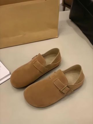 厚底全包博肯鞋#早秋穿搭三分钟出门不是梦 #小个子秋冬穿搭 #秋天变时髦就从韩系穿搭开始 #当小个子女生放弃小学生穿搭 #秋冬穿搭新鲜感在线