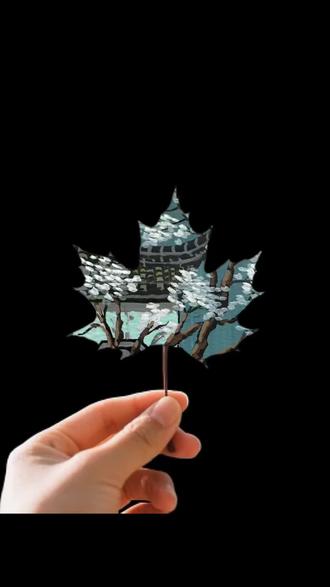 #真实生活分享计划 焦虑就画它!60秒搞定治愈系江南春,新手零失败#简笔画教程 #治愈系风景 #江南春景 #零基础学画画