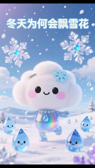 为什么冬天会下雪?#冬天 #下雪 #二十四节气 #冬至