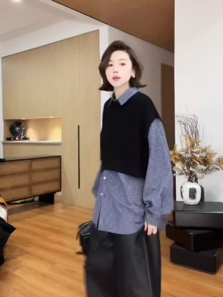 YYOUHAN 小众设计简约纯色休闲百搭女士披肩 #月月不吃鱼#女装