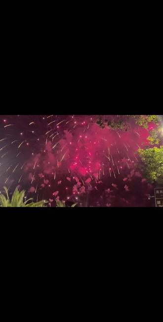 #送你一片魔法天空 # 2026年正月初一厦门台湾两地烟花秀