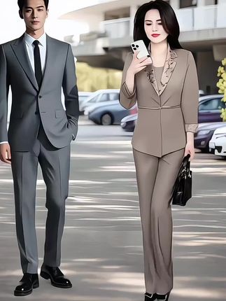 春季新款时尚休闲穿搭洋气气质收腰修身显瘦长袖套装春秋减龄#简约穿搭 #休闲穿搭 #洋气减龄 #显瘦穿搭 #爆款热卖中