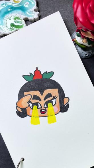 葫芦娃简笔画表情 #幼儿园简笔画 #一起学简笔画#简笔画 #表情包简笔画#简笔画教程
