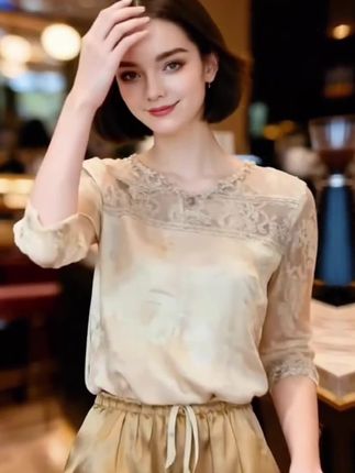 #时尚小衫 #气质范儿 #高级感穿搭 #谁穿谁好看 #早秋穿搭