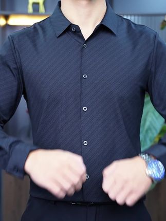 #商务休闲男装 #衬衫穿搭 #长袖衬衫 #专柜品质