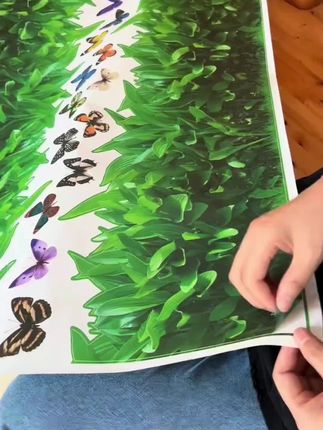 #踢脚线墙贴 #踢脚线墙贴纸 #小草墙贴画