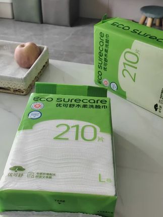 像这种洗脸巾消耗品,遇到价格划算、品质又好的赶紧多囤点#优可舒洗脸巾