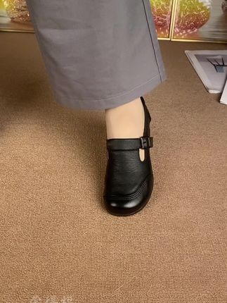 #显高显瘦 #百搭女鞋 #软底软面 #复古穿搭 #穿出高级感