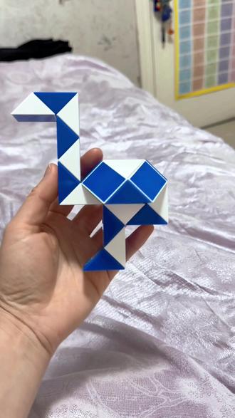 24段魔尺变鸵鸟#百变魔尺 #陪娃时光