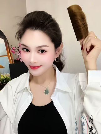 #简单好看发型 #头顶蓬松技巧 #轻薄透气一年四季都可以佩戴 #蓬松神器 #增加头顶发量