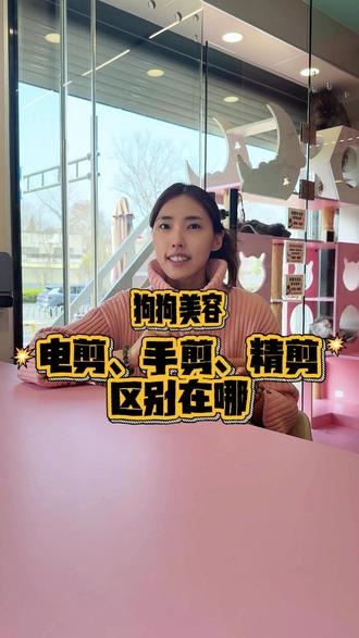 宠物店里~ 电剪、手剪、精剪的区别到底在哪里?#狗 #狗狗美容 #南京宠物店