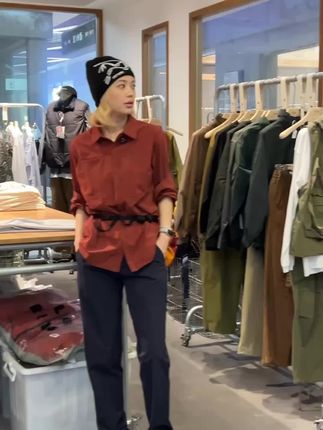 通勤休闲都能hold住!版型绝,垂感赞,轻松穿出高级感~D2925#男女同款#户外