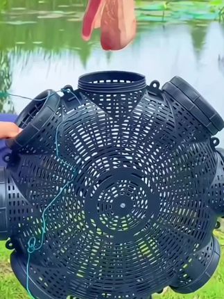 黄鳝泥鳅虾通用抓鱼神器,花篮网笼设计,高效捕鱼就用它!#黄鳝笼子 #捕鱼笼 #抓鱼神器 #网笼 #好物推荐