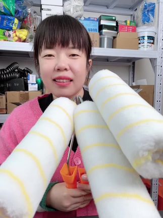 #9寸滚筒刷 #滚筒刷 #油漆滚筒刷