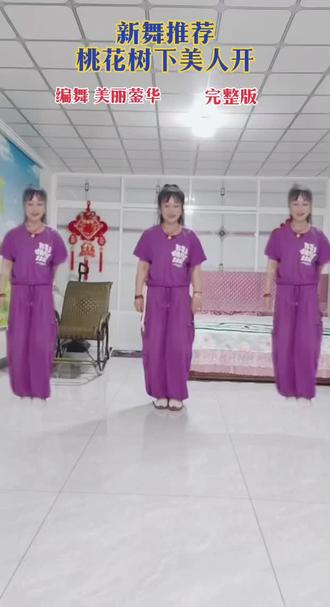 #广场舞每日打卡计划#喜爱度激励计划#热歌热舞分享 【桃花树下美人开】