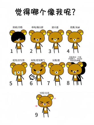 所以你觉得哪个像我呢?