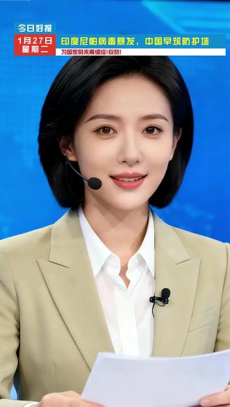 尼帕病毒来袭 中国口岸严筛筑牢输入防线 印度西孟加拉邦尼帕病毒确诊 5 例,病例中含医护人员且已出现人传人情况,近百人被隔离,泰国、尼泊尔等多国紧急升级口岸筛查!#印度尼帕病毒暴发 #中国筑牢防疫防线 #尼帕病毒人传人 #口岸严筛守国门 #未雨绸缪的中国防控