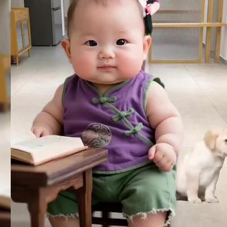 小朋友太利害啦,#这样的萌娃你们喜欢吗 #搞笑 #搞笑视频