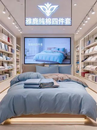 想睡个好觉?雅鹿纯棉四件套是躺平党刚需  选对床品,睡眠质量直接升级~雅鹿这款纯棉四件套,全棉面料软糯亲肤,透气不闷,春秋单铺清爽,冬天配被芯也不冰,四季用都合适。有床单和床笠两种款式可选,防滑不跑偏,1.5米、1.8米的床都能适配。简约纯色百搭各种卧室风格,走线锁边精细,品质很在线,机洗多次也不起球变形,睡进去就像被温柔包裹,太适合追求好睡眠的人了~  #家纺床上用品 #面料柔软舒适 #雅鹿 #四件套推荐 #四件套 @抖+🔥热门dou+ @抖加🔥上热门🔥dou+🔥热点宝 @DOU+上热门