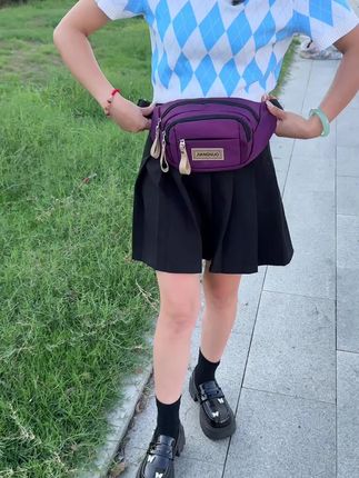 户外休闲娱乐百搭的多功能运动腰包胸包单肩斜挎包男女同款经济又实用#户外运动 #腰包 #单肩斜挎包推荐 #男女同款 #胸包