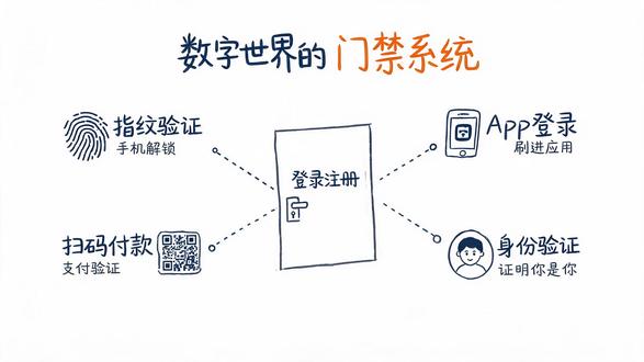登录注册的本质:你以为的“你是谁”其实不对 本文拆解了登录注册的真实逻辑——注册不是创建账号,而是系统给你分配一个数字身份;登录也不是证明你是谁,而是证明你持有一个合法的凭证。密码、短信验证码、扫码、指纹等所有方式都在干同一件事:用系统承认的凭证换取访问权限。理解了“建档”和“验档”这两个动作,你就能看透所有登录注册背后的设计。我会把这套机制从密码存储到登录态保持、从无感注册到忘记密码的完整流程讲清楚。看完你会发现,登录注册其实是你每天在数字世界里反复经历的“身份识别”过程。觉得有用,收藏一下。#登录注册#身份验证#用户系统#技术科普#产品设计