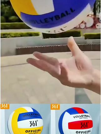 361°软式5号排球,中考初中学生训练耐用运动球体充气开肩质感!#球 #排球 #运动 #好物分享🔥
