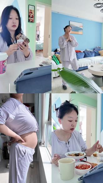 🥘vlog: 没人在家叛逆孕妇狂炫外卖的一天 #孕期vlog #孕期知识 #叛逆孕妇 #孕妇吃外卖 #好好过周末