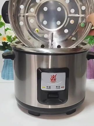 三角牌电饭锅316不锈钢机械老式家用蒸煮电饭锅3-4人2-6L小型正品#生活好帮手 #家用电器#好物推荐🔥