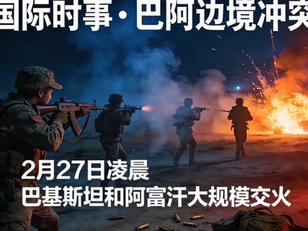 巴基斯坦和阿富汗发生大规模冲突#国际新闻 #阿富汗局势 #国际局势#抖音热点