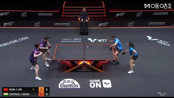 国乒混双捷报!动漫组合 3-1 力克强敌,成功晋级四强 #WTT #乒乓球 #混双