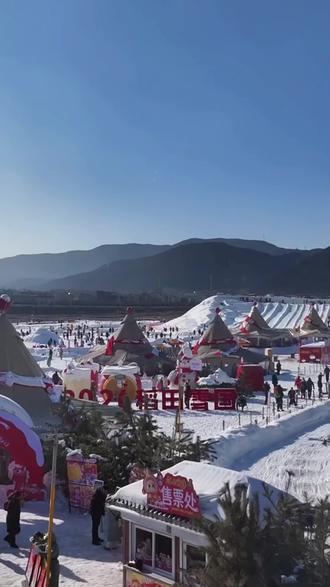 太原春节必打卡就来稻田公园#亲子游玩好去处#遛娃好去处#春节去哪儿玩稻田雪国#太原春节去哪玩